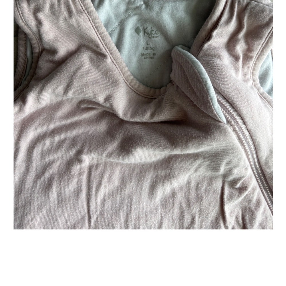 Kyte Baby Bamboo Sleep Bag 1.0 TOG Blush Pink Large Wearable Blanket Sleep Sack - Picture 3 of 8